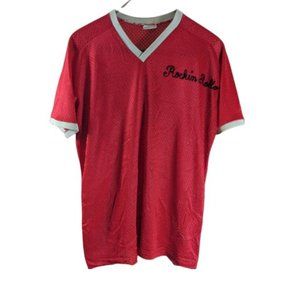 Vintage V-Neck Men's Jersey Tee Rocking Rolls Randa's Tap - X-Large?